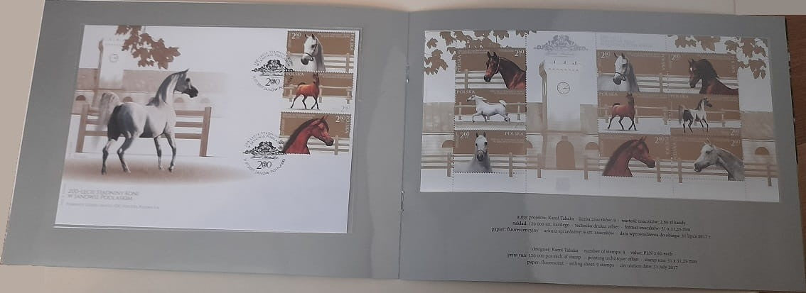 Folder 200-lecie stadniny koni w Janowie Podlaskim 2017 r.