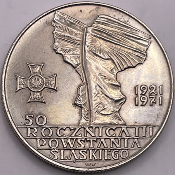 Moneta 10 zł 50 rocznica III Powstania Śląskiego 1971