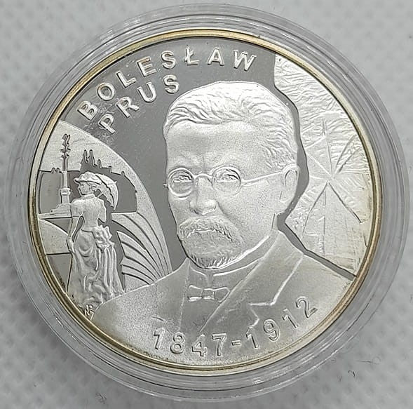 Moneta 10 zł Bolesław Prus 2012 r.