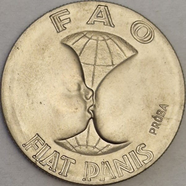 Moneta 10 zł FAO Fiat Panis próba 1971