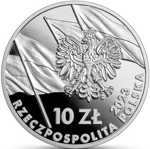 Moneta 10 zł Marsz Niepodległości 2023