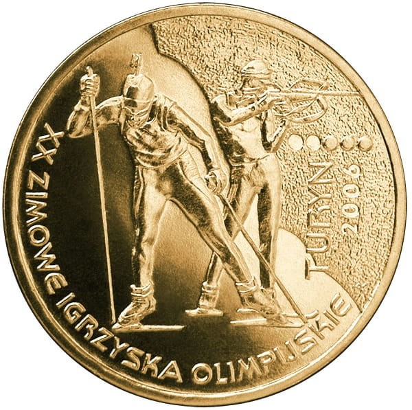 Moneta 2 zł Zimowe Igrzyska Turyn 2006