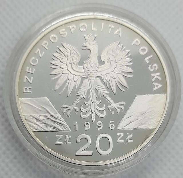 Moneta 20 zł Jeż 1996