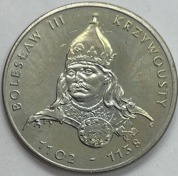 Moneta 50 zł Bolesław Krzywousty 1982 r.