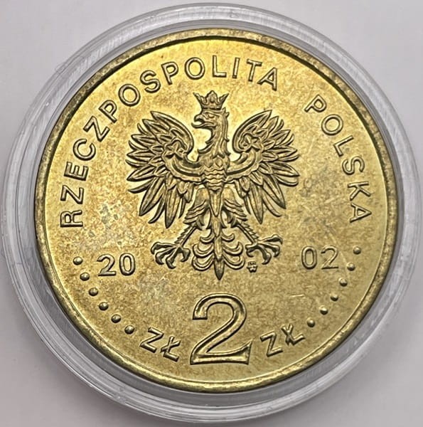 Moneta 2 zł Bronisław Malinowski 2002