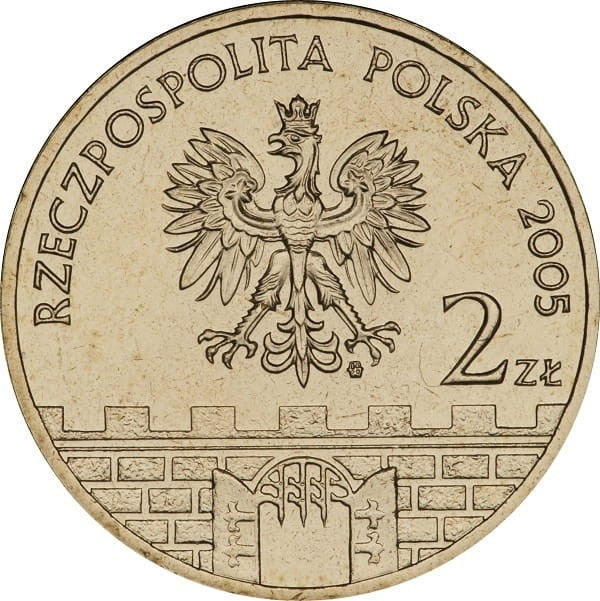 Moneta 2 zł Gniezno 2005