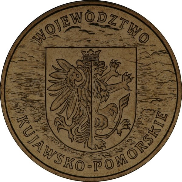 Moneta 2 zł Województwo Kujawsko-Pomorskie 2004