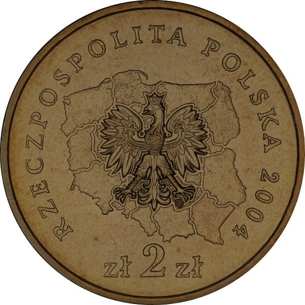 Moneta 2 zł Województwo Łódzkie 2004