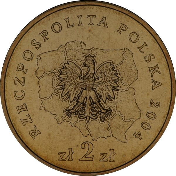 Moneta 2 zł Województwo Małopolskie 2004