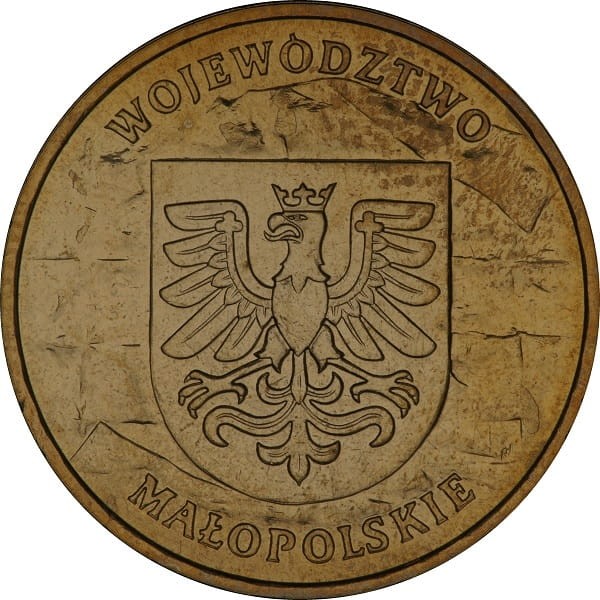 Moneta 2 zł Województwo Małopolskie 2004