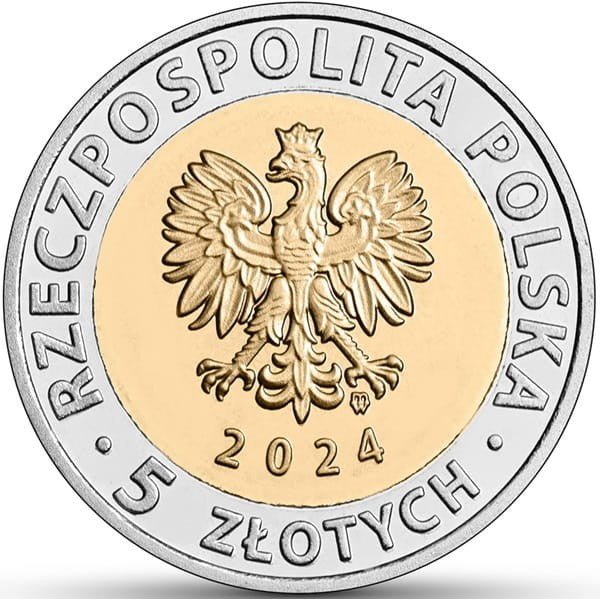 Moneta 5 zł Zamek w Łańcucie 2024