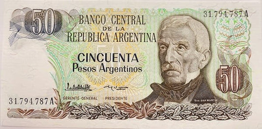 Argentyna banknot  50 pesos UNC