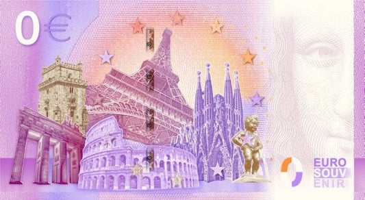 Banknot 0 euro 100 lat Muzeum Poczty i Telekomunikacji 2021