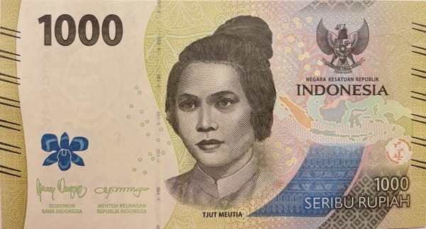 Indonezja banknot  1000 rupii 2022