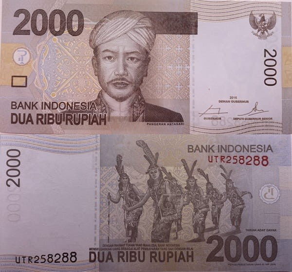 Indonezja banknot  2000 rupii 2016