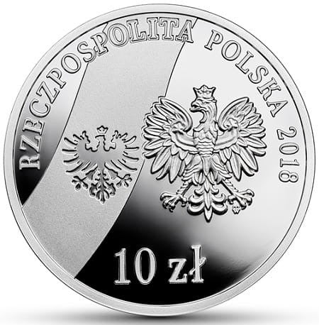 Moneta 10 zł 100 rocz. Wybuchu Powstania Wielkopolskiego 2018 r.