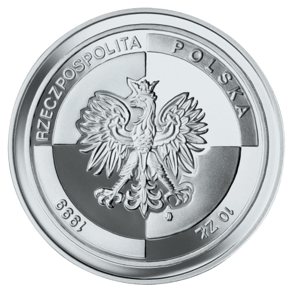 Moneta 10 zł Wejście Polski do NATO 1999 r.