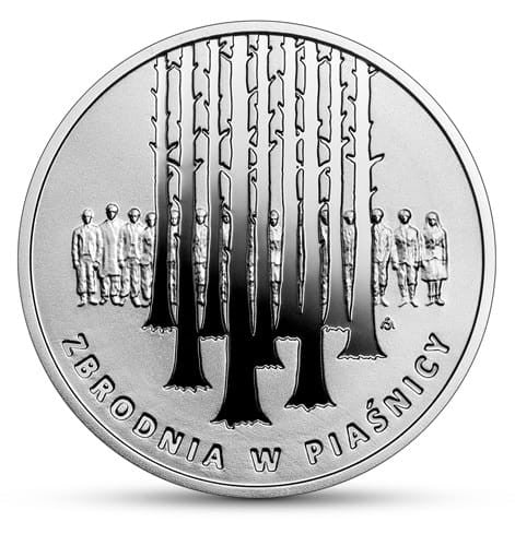 Moneta 10 zł  Zbrodnia w Piaśnicy 2021