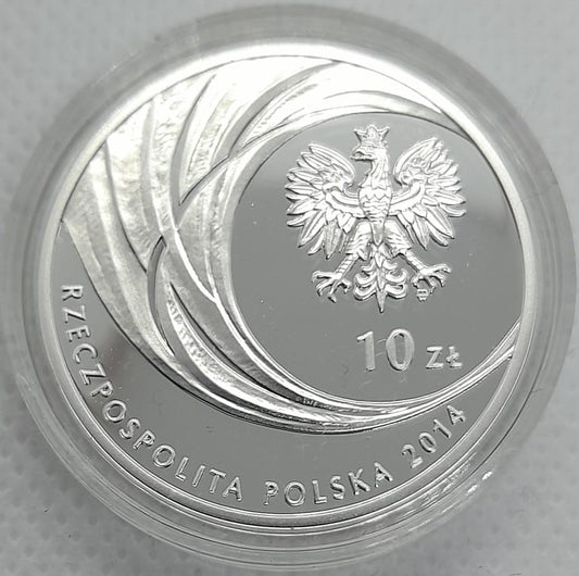 Moneta 10 zł Kanonizacja Jana Pawła II 2014
