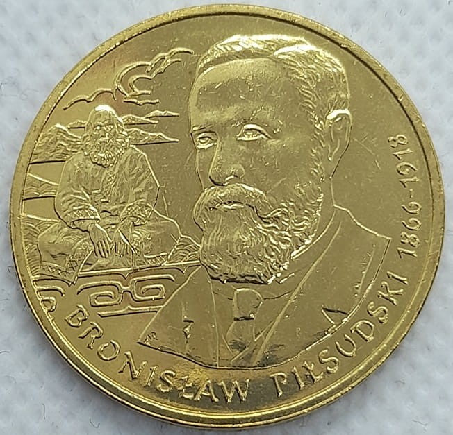 Moneta 2 zł Bronisław Piłsudski 2008
