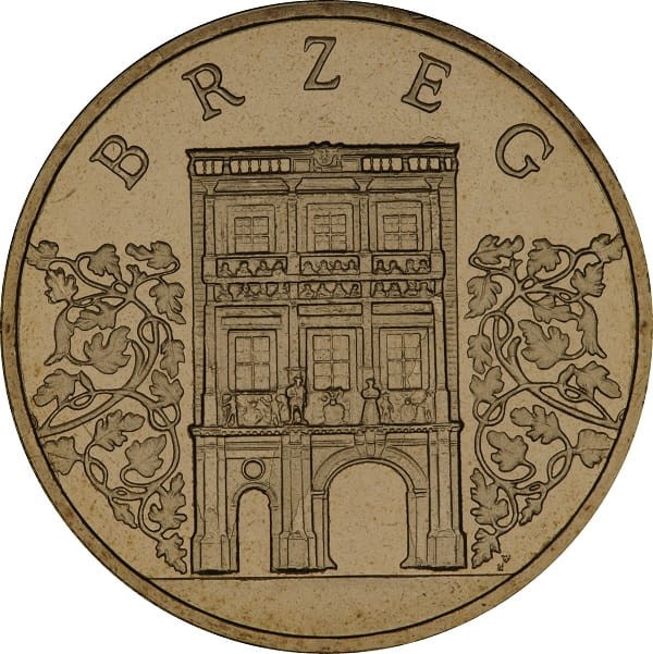 Moneta 2 zł Brzeg 2007