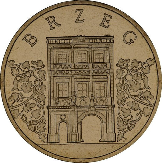 Moneta 2 zł Brzeg 2007