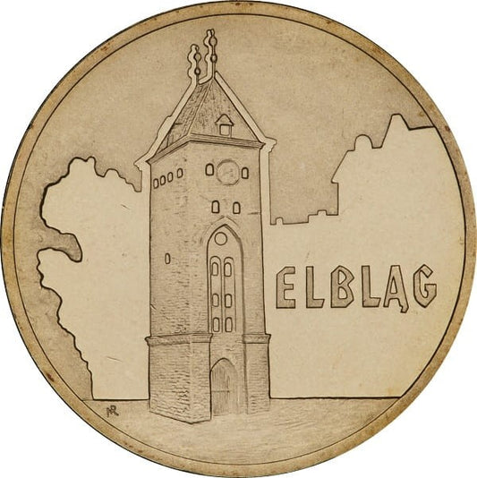 Moneta 2 zł Elbląg 2006