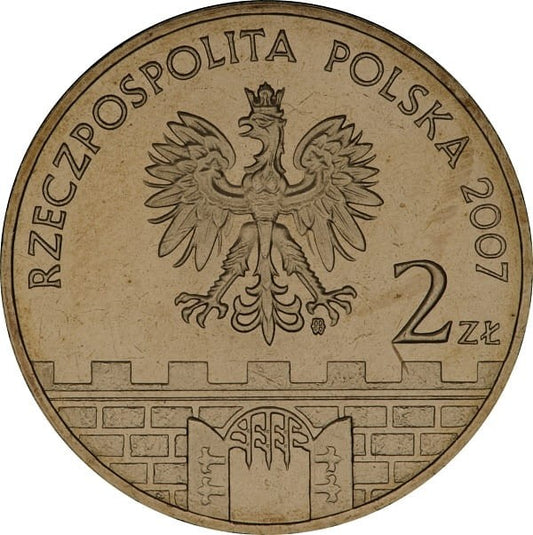 Moneta 2 zł Kłodzko 2007