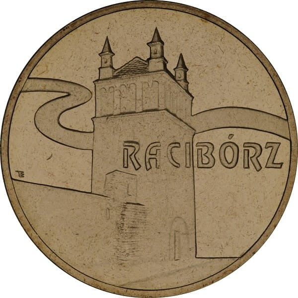 Moneta 2 zł Racibórz 2007