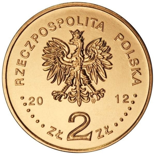 Moneta 2 zł rodzina Ulmów Kowalskich Baranków 2012