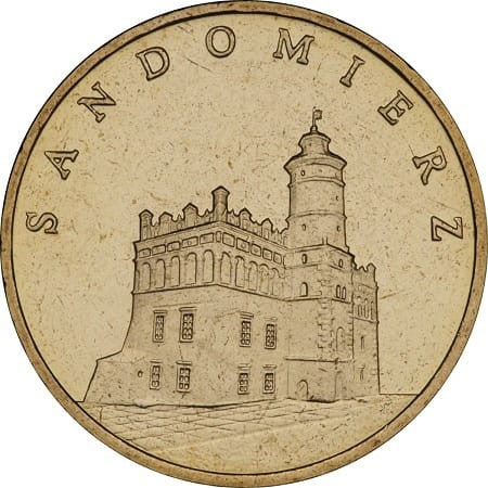 Moneta 2 zł Sandomierz 2006