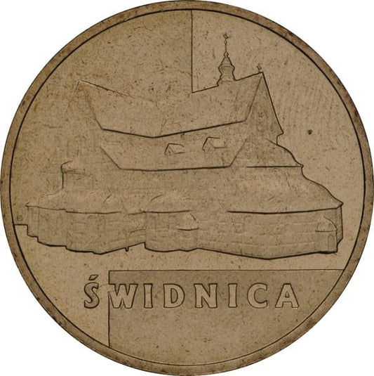 Moneta 2 zł Świdnica 2007
