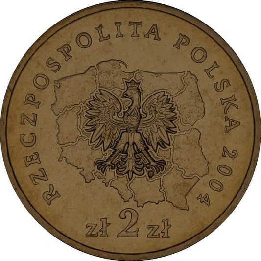 Moneta 2 zł Województwo Podkarpackie 2004