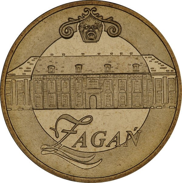 Moneta 2 zł Żagań 2006