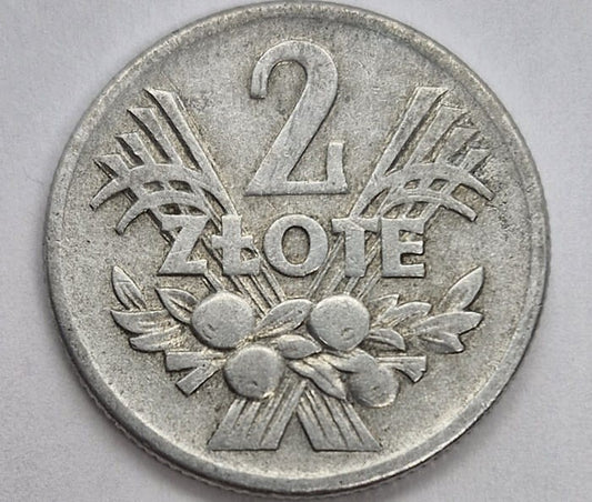 Moneta 2 złote Jagody 1958 stan 3