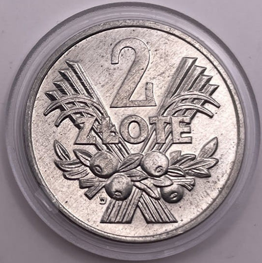Moneta 2 złote Jagody 1970 r.