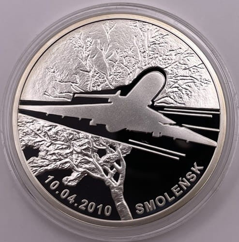 Moneta 20 zł Smoleńsk - Pamięci ofiar 10.04.2010 2011