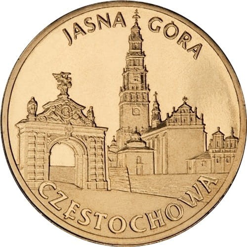 Moneta 2 zł Częstochowa Jasna Góra 2009