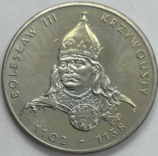 Moneta 50 zł Bolesław Krzywousty 1982 r.