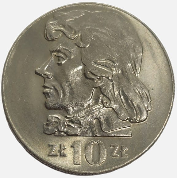 Moneta 10 zł Tadeusz Kościuszko 1972 stan 1