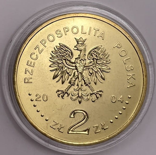 Moneta 2 zł 85 rocznica powołania Policji 2004