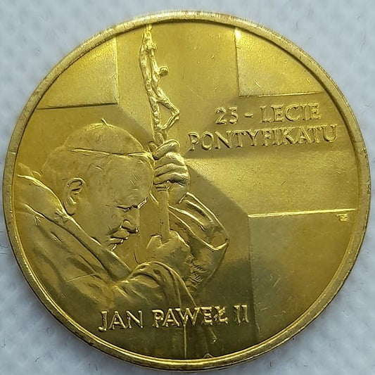Moneta 2 zł Jan Paweł  II 25 lat pontyfikatu 2003