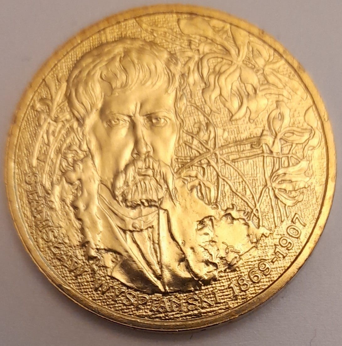 Moneta 2 zł Stanisław Wyspiański 2004