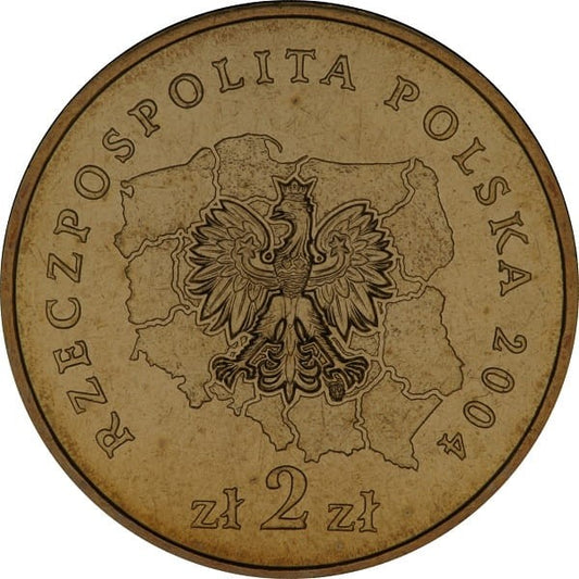 Moneta 2 zł Województwo Małopolskie 2004
