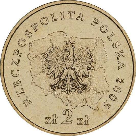 Moneta 2 zł Województwo Świętokrzyskie 2005