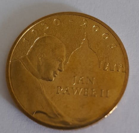 Moneta 2 zł Papież Jan Paweł  II 2005