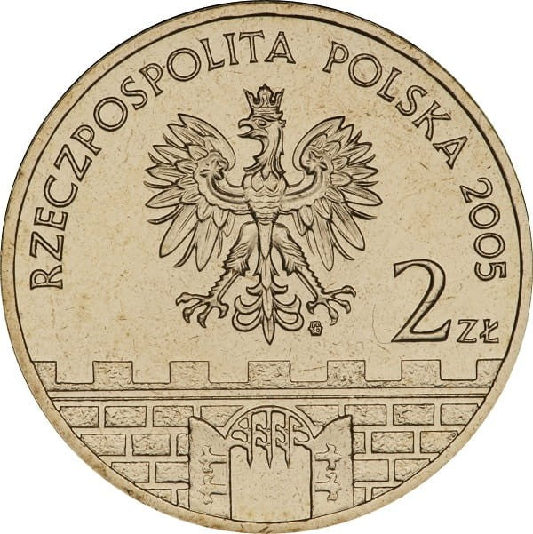 Moneta 2 zł Włocławek 2005