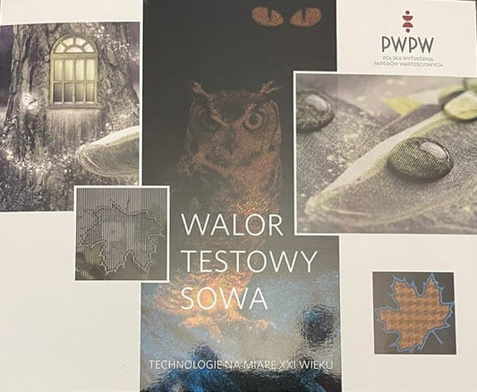 Sowa PWPW 2023 banknot testowy HIT